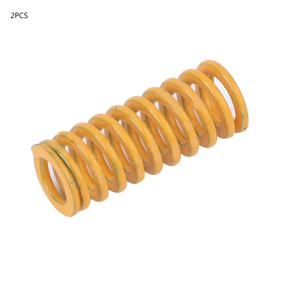 2Pcs High Accuracy Steel Yellow Mold Coil Spring For Stamping Metal Dies(TF8*60mm)