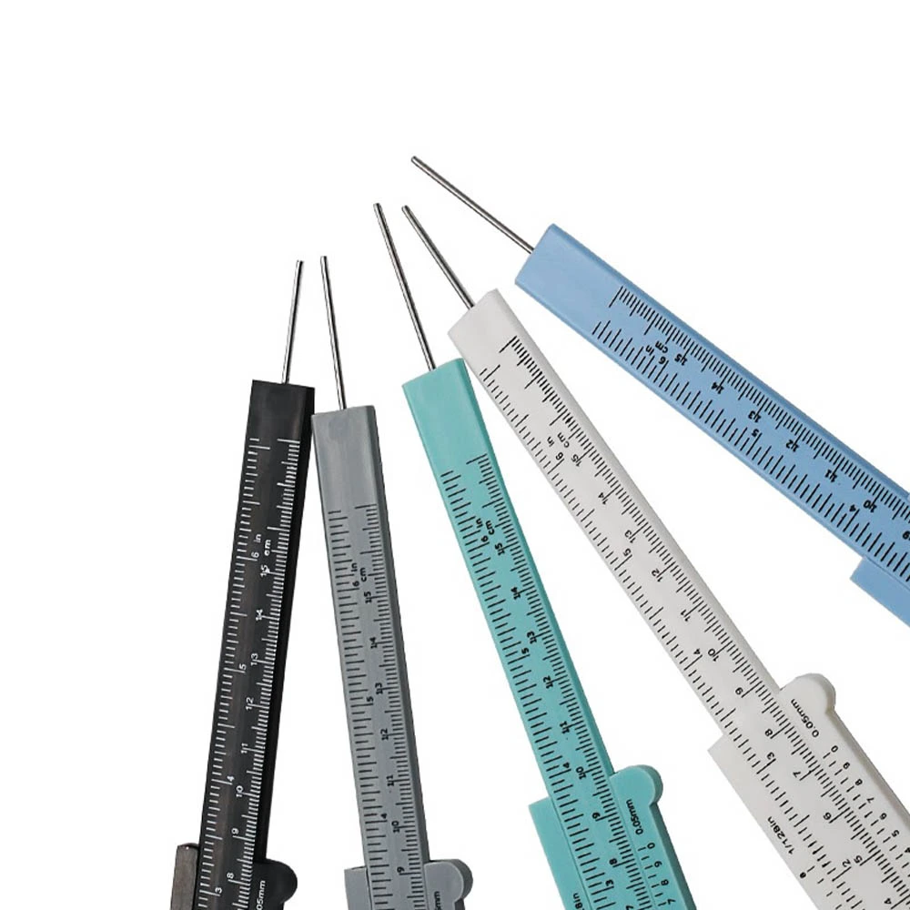 5pcs 150mm Caliper Measuring Tool Accurate Measurement Vernier Caliper for DIY Household White