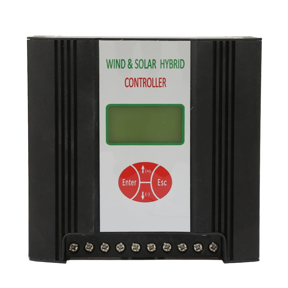 24V 300W 400W 600W Hybrid Solar Wind Charge Controller with LCD Display(Wind 600W+Solar 300W)