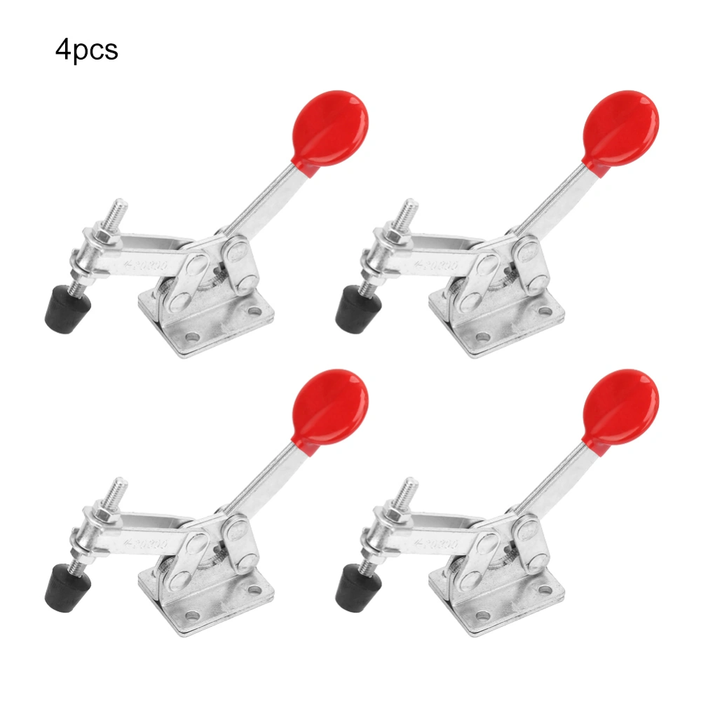 4pcs Vertical Type Quick Release Toggle Clamp Holding Capacity 35Kg 77Lbs