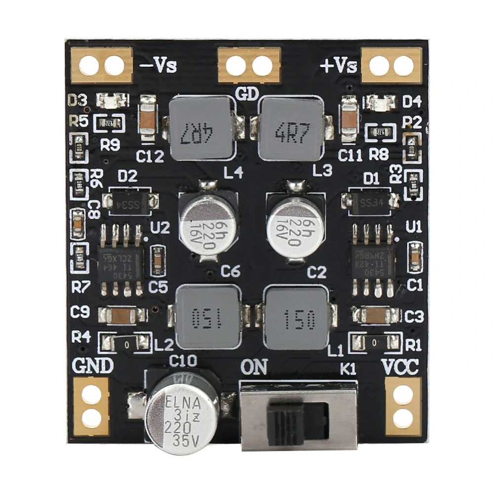 24/15V Convert Positive And Negative 12V Voltage Regulator Module with Double Filter