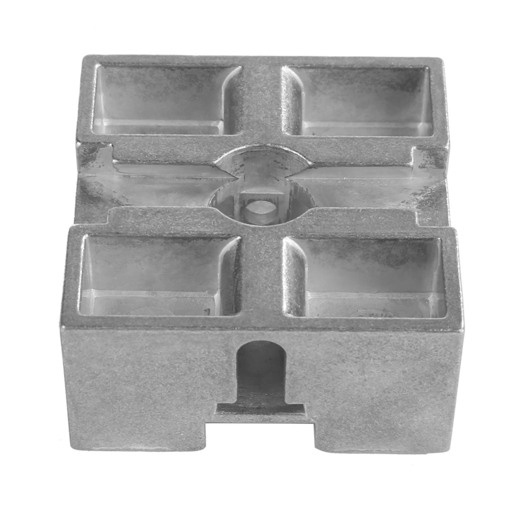 Zinc Alloy Electroplating Metal Central Block 50x50mm Metal Intermediate Piece Z030M