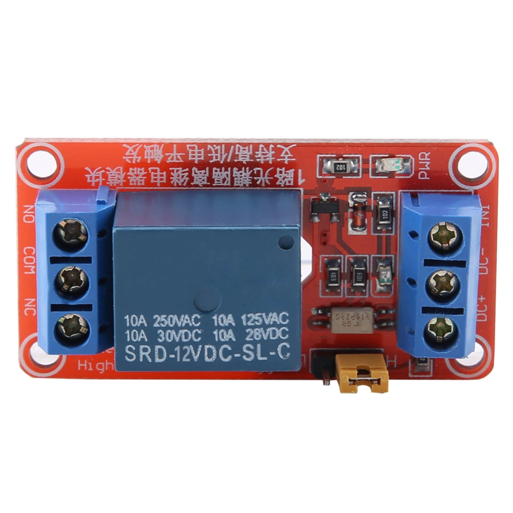 1 Channel Optocoupler Relay Module Board High & Low Trigger 12V