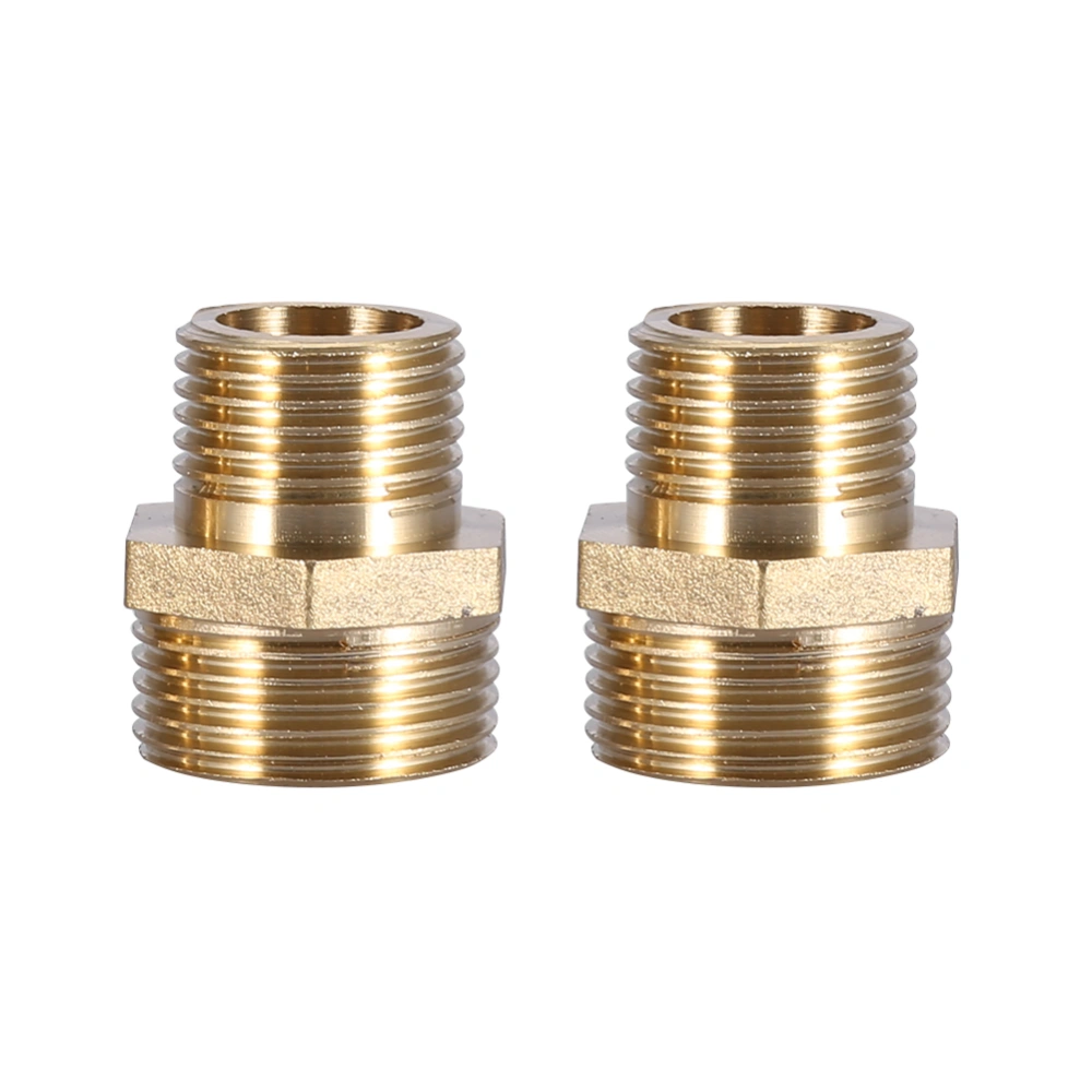 Brass Fitting Hex Nipple Reducing Male Pipe 3/4" to 1/2" Water Tube Fittings (Intensification)