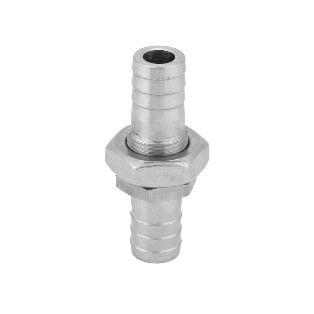 304 Stainless Steel Male Thread Pipe Fitting Hose Tail Coupling Connector (12mm)