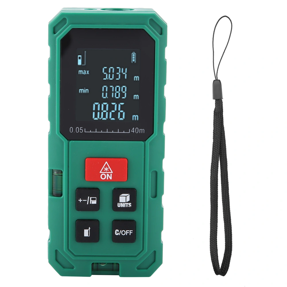 Digital Laser Rangefinder Distance Meter Laser Range Finder Tape Distance Measure (S40)