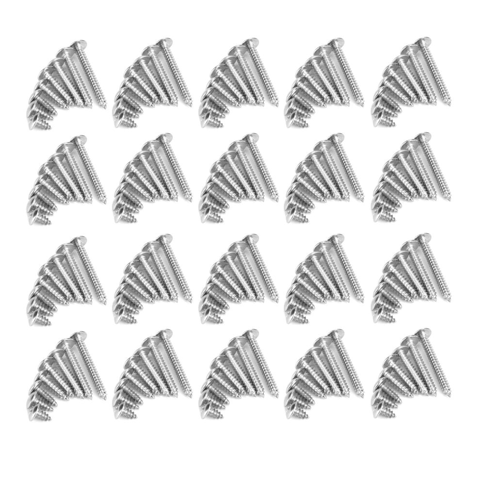 200Pcs M4 Stainless Steel Cross Self Tapping Screws Combination Set Truss Head