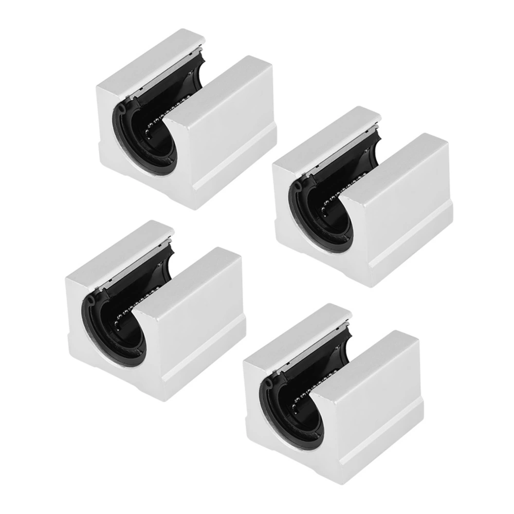 4pcs SBR20UU Open Linear Motion Bearing Sliding Block 3D Printer CNC Parts 20*39*11mm