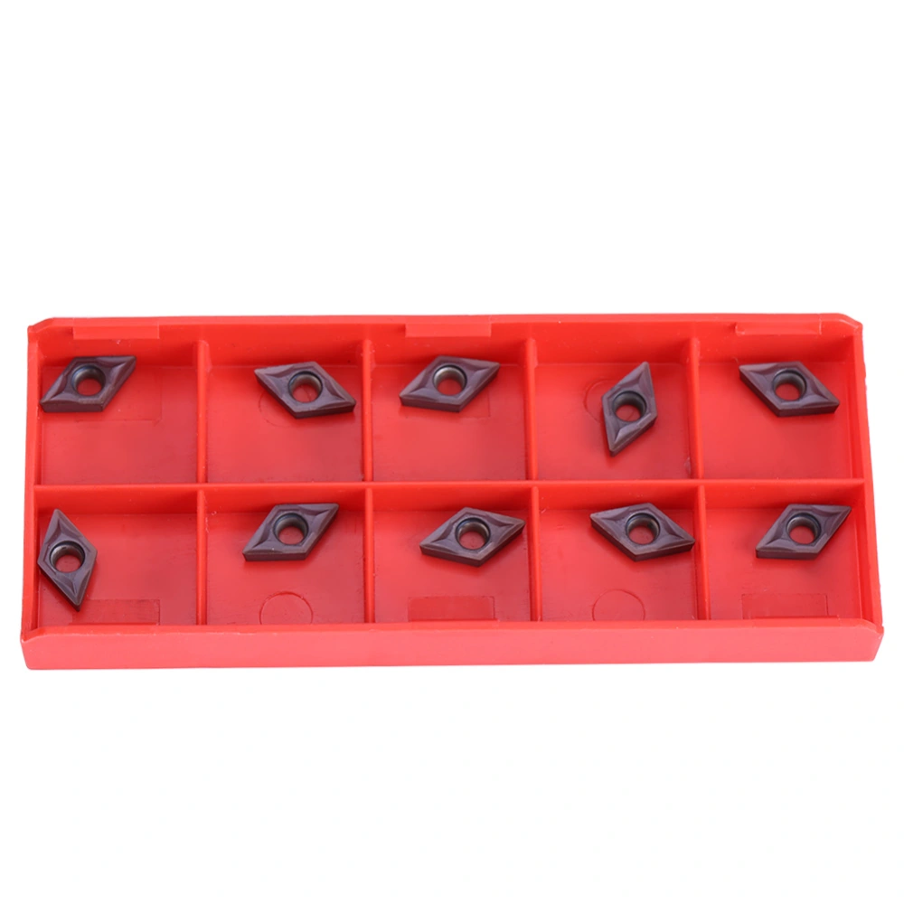 10pcs CNC Carbide Tips Inserts Blade Cutter Lathe Turning Tool With Box