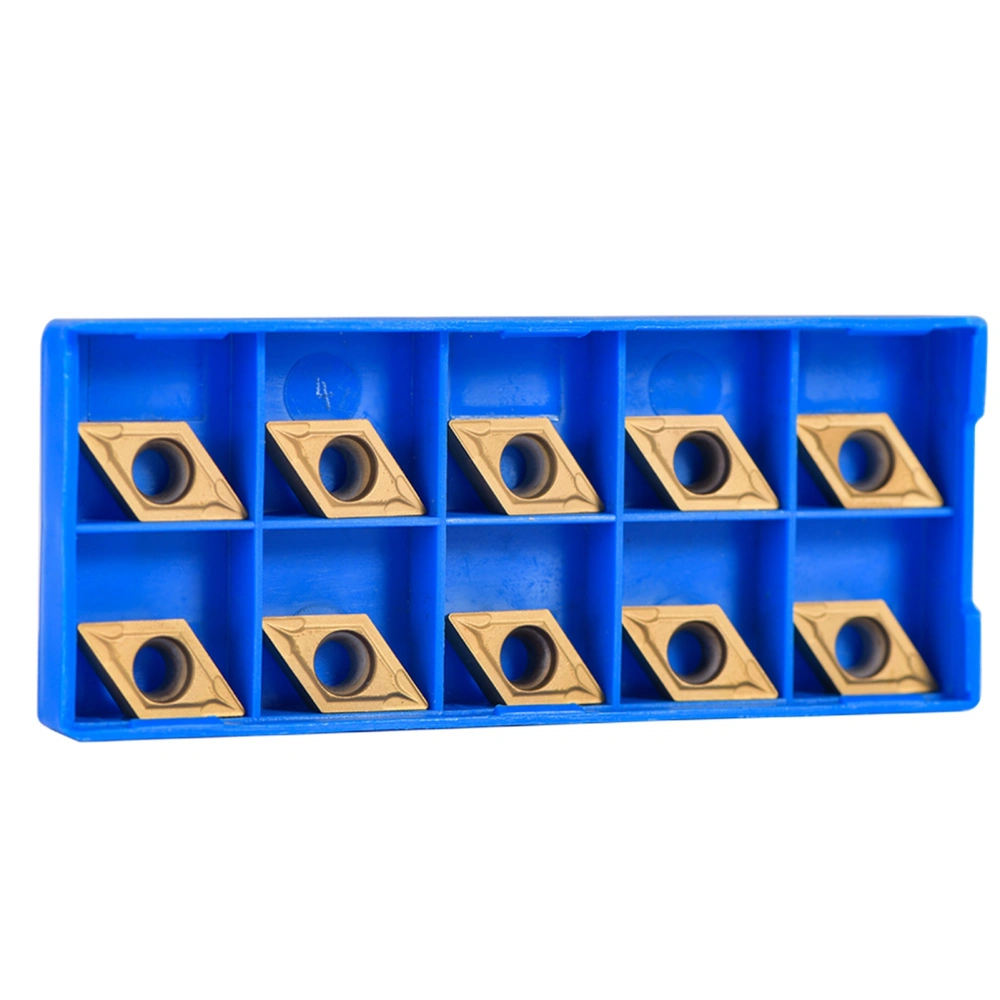 10pcs CNC Carbide Tips Inserts Blade Cutter Lathe Turning Tool With Box