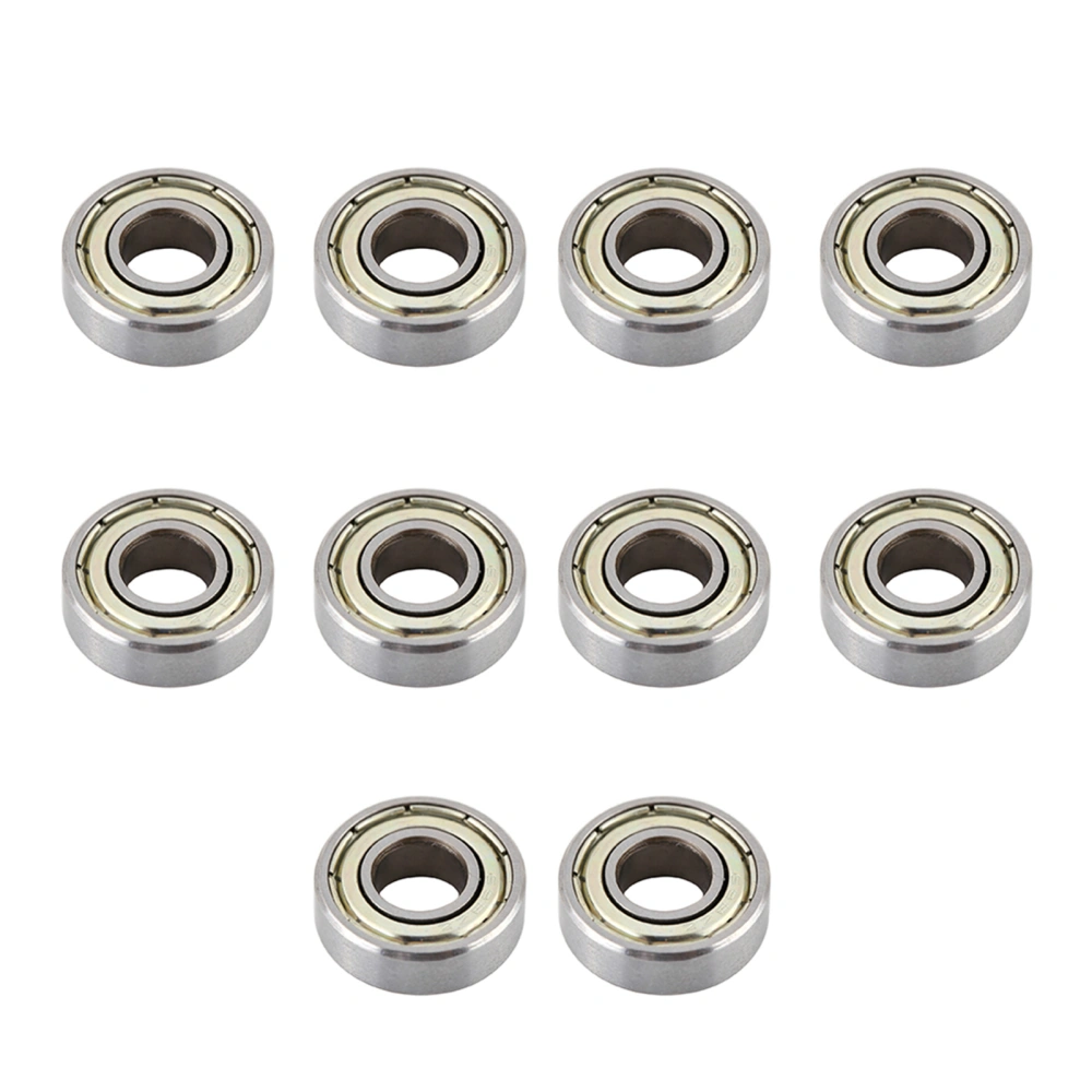 10 Pcs Heat resistant Durable Multi Use Bearing Steel Miniature 698ZZ Ball Bearings(8x19x6mm)