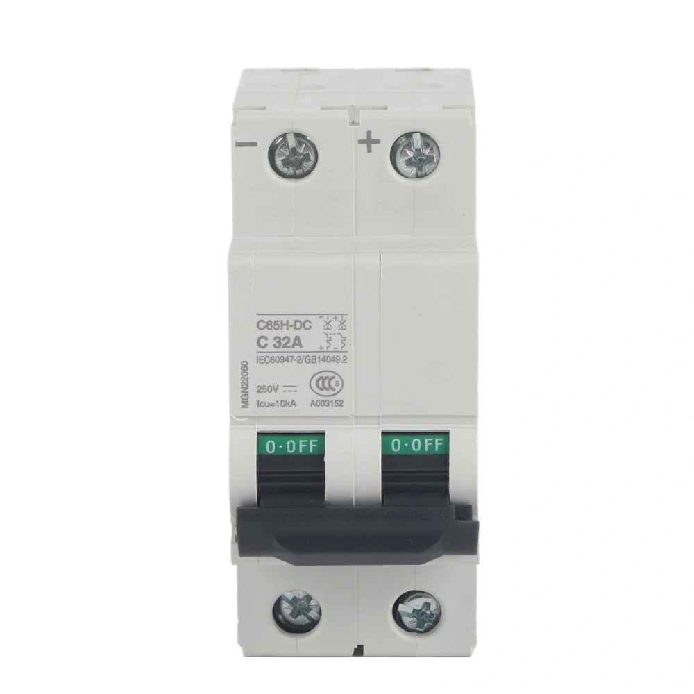 Electric Miniature C65H-DC Circuit Breaker 2P Air Switch (32A)