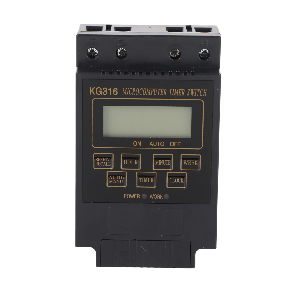 LCD Digital Timer Switch Microcomputer Control Programmable Time Relay (AC220V)