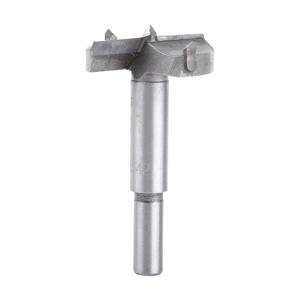 Cemented Carbide Forstner Drill Bit Hole Cutting Woodworking Cutter (42mm)