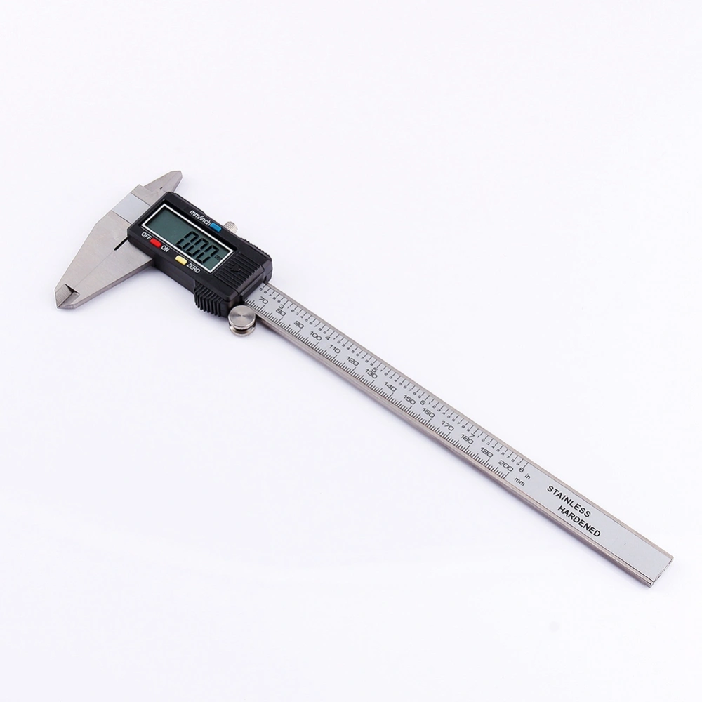 0-200mm LCD Digital Vernier Caliper Stainless Steel Micrometer Electronic Gauge Measuring Tool