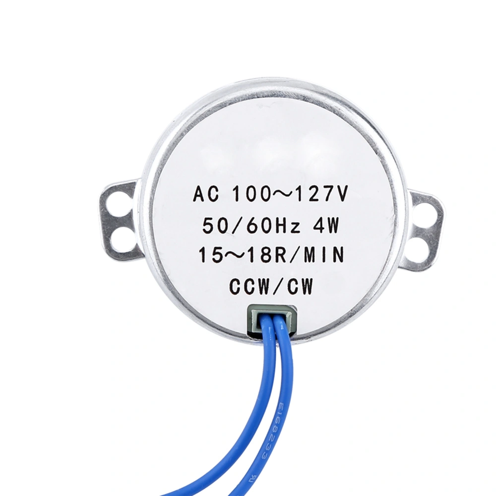 1pc AC 100-127V 4W Synchronous Motor 50/60Hz CCW/CW Geared Motor