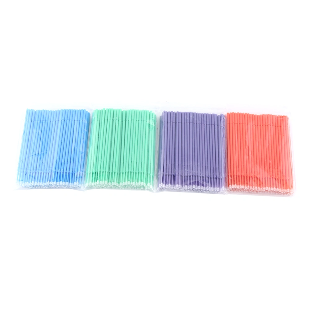 400pcs Colorful Dental Swabs Disposable Micro Brush Dental Materials Applicators