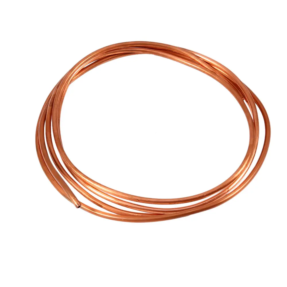 2M Soft Copper Tube Pipe OD 4mm x ID 3mm for Refrigeration Plumbing