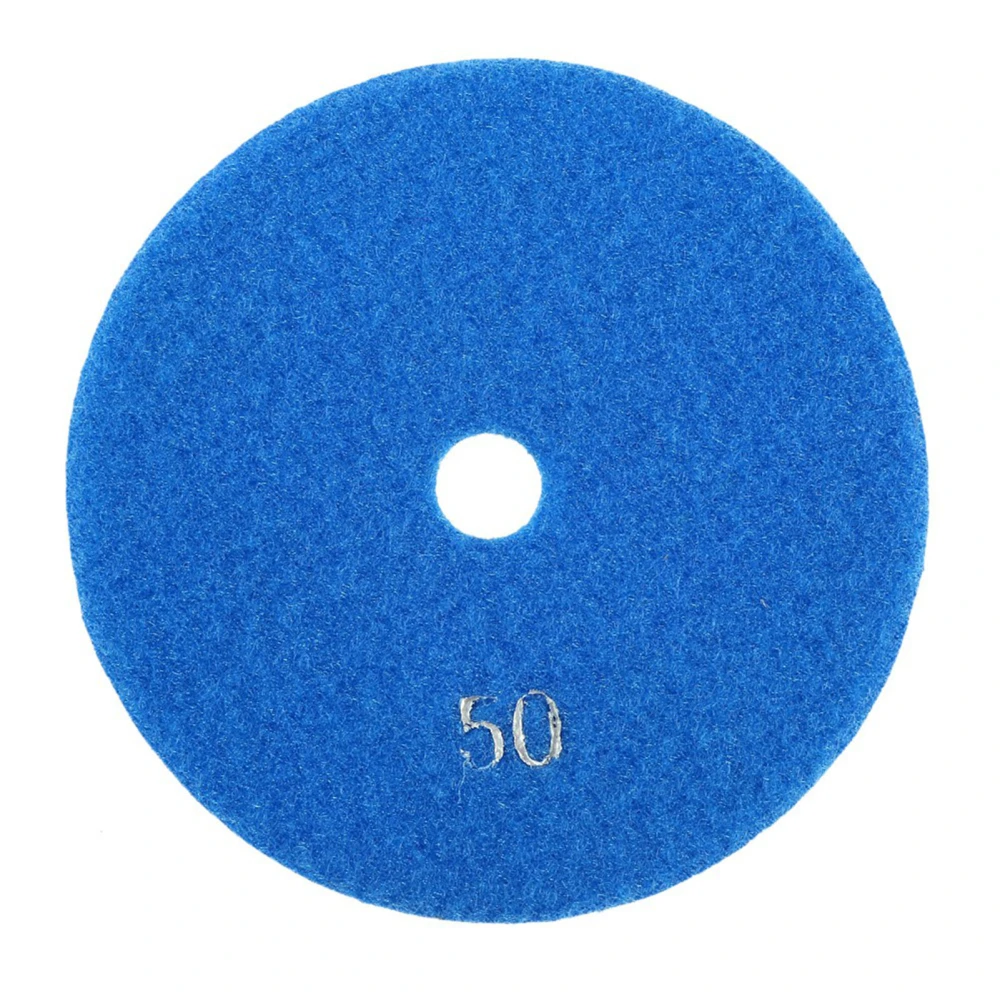 5'' inch 125mm Wet Diamond Polishing Pads Grinding Discs For Granite Concrete Marble(50)