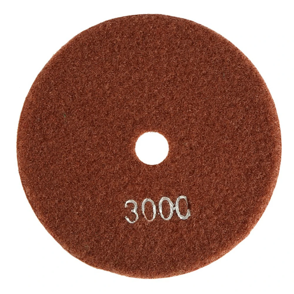 5'' inch 125mm Wet Diamond Polishing Pads Grinding Discs For Granite Concrete Marble(3000)