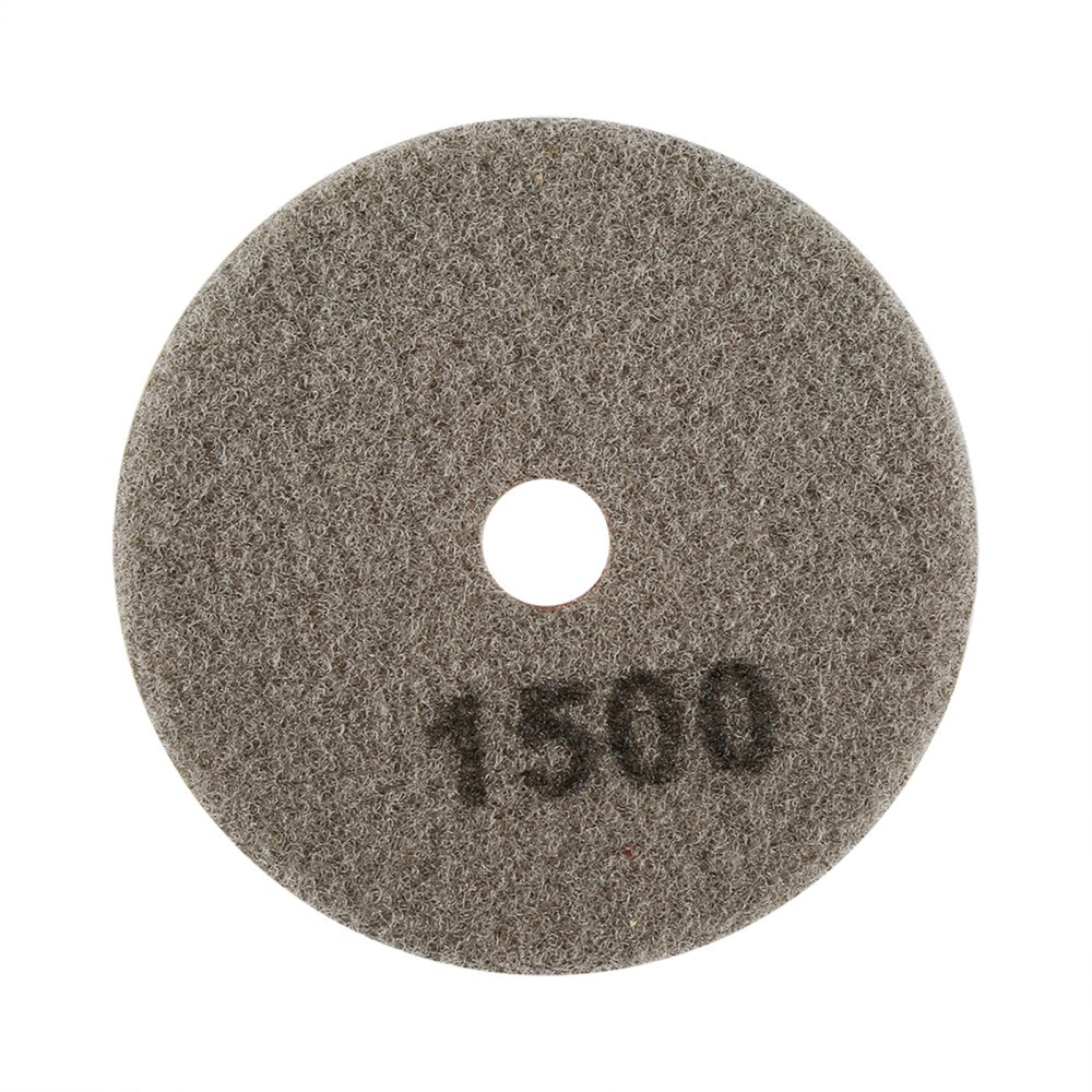 100mm 4" Wet Diamond Grinding Disc Polishing Pad for Granite Stone(Granularity 1500)