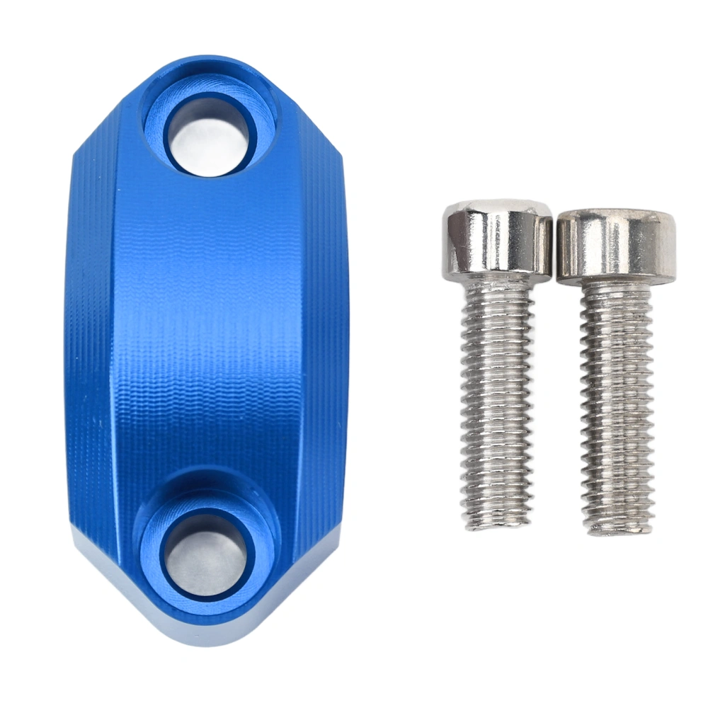 Motorcycle Handlebar Riser Clamp CNC Aluminum Alloy Enhance Stability Stabilizing Handle Grip Fastener for F900XR F900R S1000XR Blue