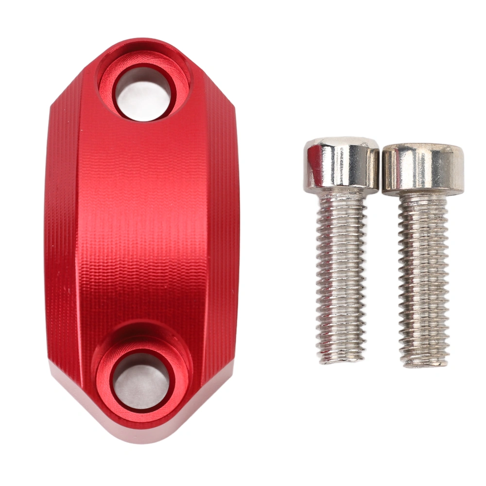 Motorcycle Handlebar Riser Clamp CNC Aluminum Alloy Enhance Stability Stabilizing Handle Grip Fastener for F900XR F900R S1000XR Red