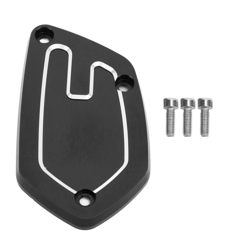 Motorcycle Front Brake Fluid Reservoir Cap Aluminum Alloy Brake Fluid Reservoir Tank Cover for F750GS F850GS S1000XR F900R Black