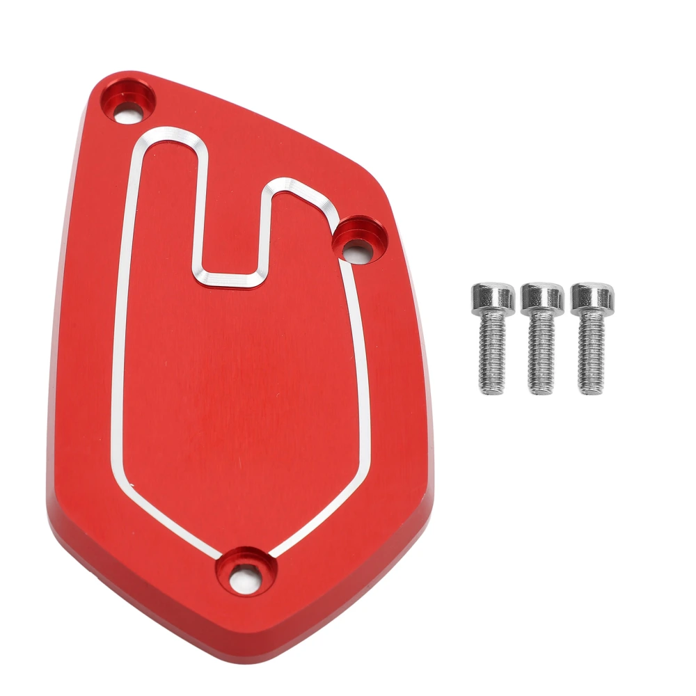 Motorcycle Front Brake Fluid Reservoir Cap Aluminum Alloy Brake Fluid Reservoir Tank Cover for F750GS F850GS S1000XR F900R Red