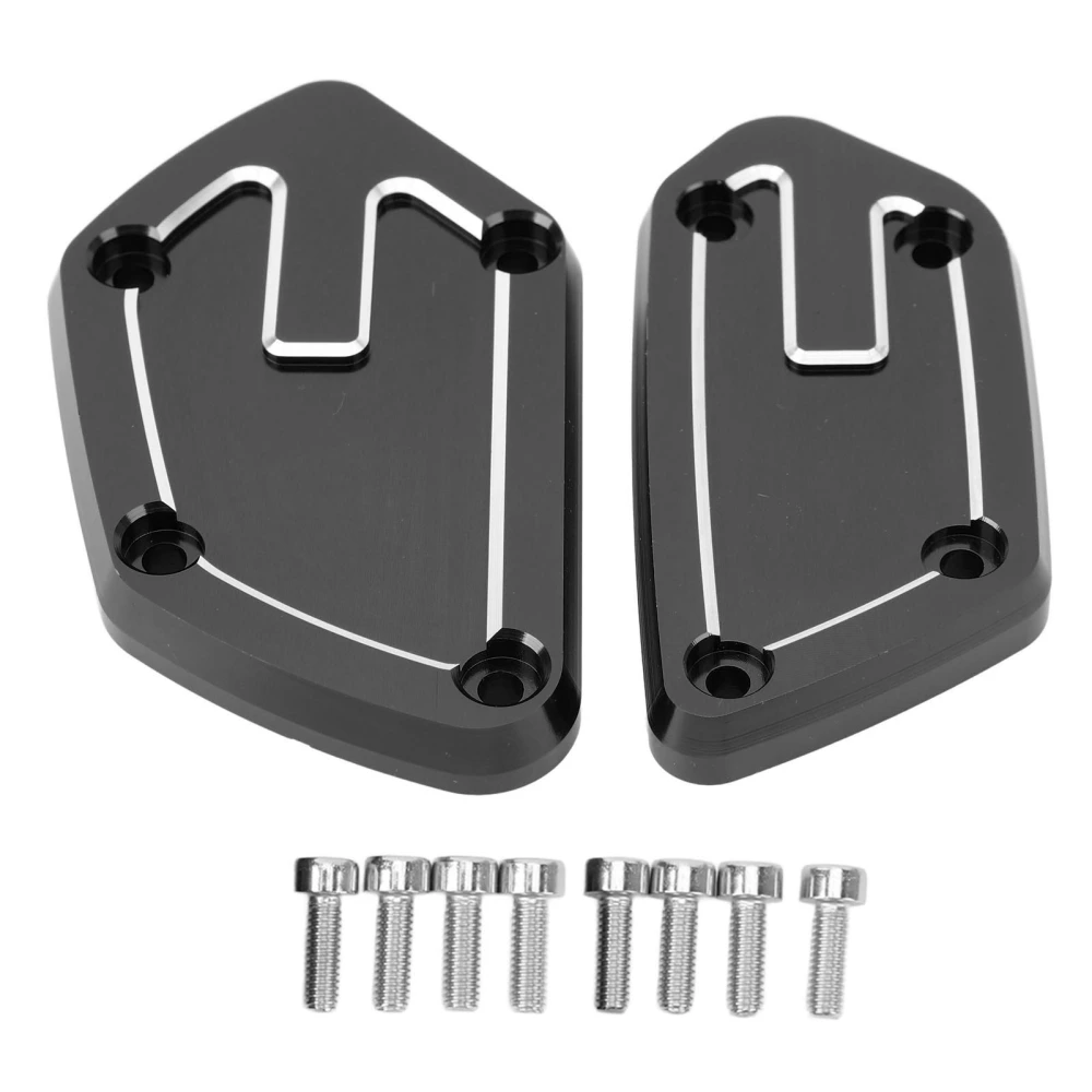 1 Pair Motorcycle Front Brake Reservoir Protector Clutch Oil Pump Guard Cover CNC Aluminum Alloy for R1200R K1600GT K1600GTL Black