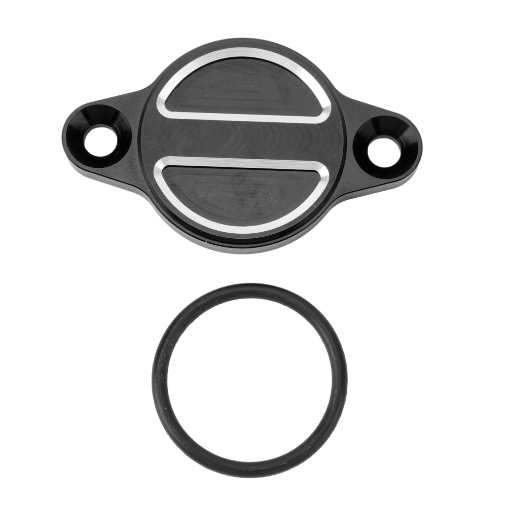 Motorcycle Oil Filter Cap CNC 6063 Aluminum Alloy High Strength Replacement for DUCATI Multistrada Monster Supersport Black