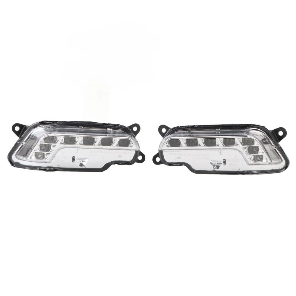 Pair of LED DRL Daytime Run Lamp 2128200756 Fog Light Replacement for Benz E‑Class W212 2009 to 2013