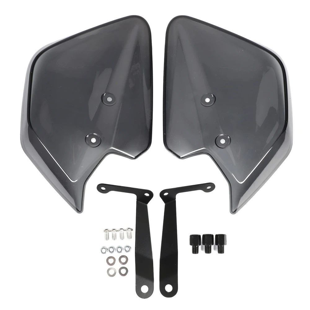 1 Pair Motorcycle Windshield Windscreen with Mounting Bracket Front Wind Deflector Fit for Tricity 125 155 300