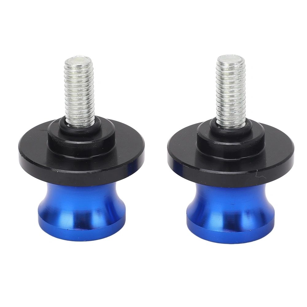 1 Pair Motorcycle Swing Arm Spool CNC High Strength Universal M8 Swingarm Stand Screw for Z900 ZX10R ZX6R Blue