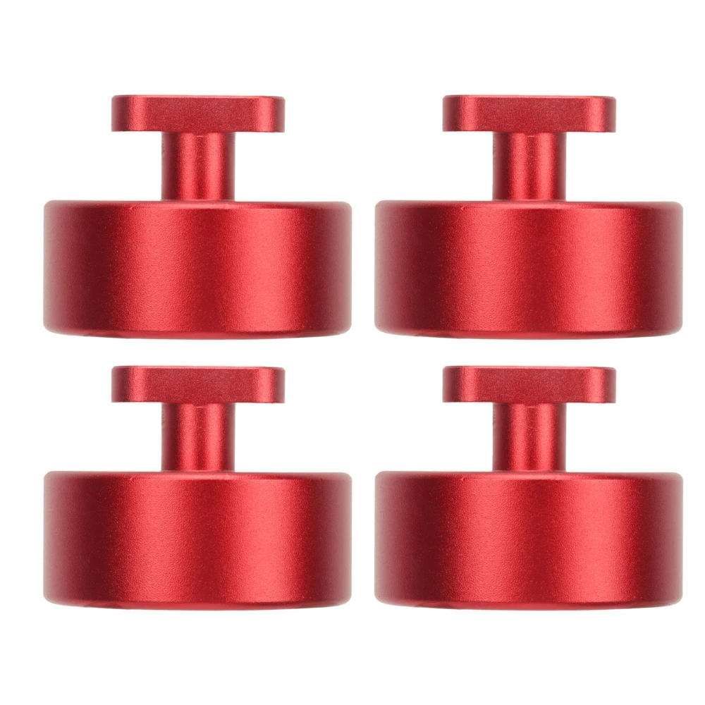 4PCS Jack Pad Billet Aluminum Lift Point Jack Adapter Pucks Jack Pad Stand for C7 Z51 Z06 C6‑Z06 Red