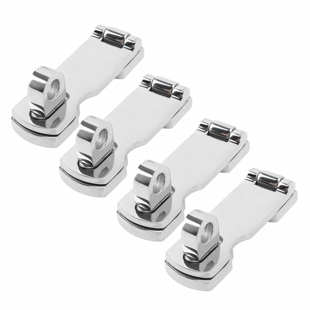 Boat Latch Clamp 316 Stainless Steel Rust Proof Marine Locker Clamp Fastener for Fishing Boat Yacht Warehouse 4pcs