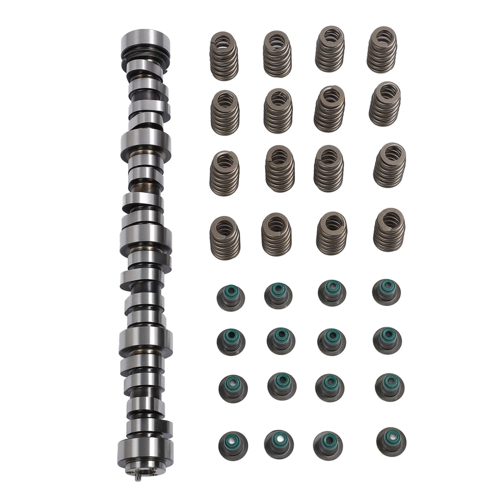 Truck Camshaft Kit BTR32430090 Metal Turbo Cam Valve Spring Kit with Cap Valve Seals for 4.8L 5.3L 6.0L 6.2L Engines