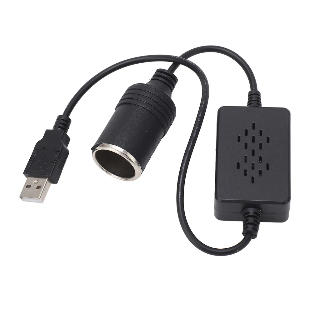 12V Car Cigar Lighter Socket Adapter Power Cable Cord for Dash Cam GPS Car Led Light Strips Automotive Electronics USB