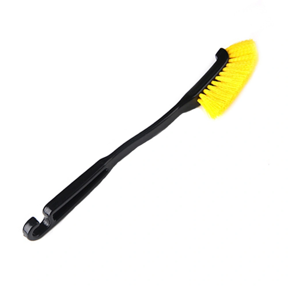 Car Wheel Wash Brush Anti Scratch Long Handle Ergonomic Soft Bristles Car Wheel Rim Detailing Brush for Car