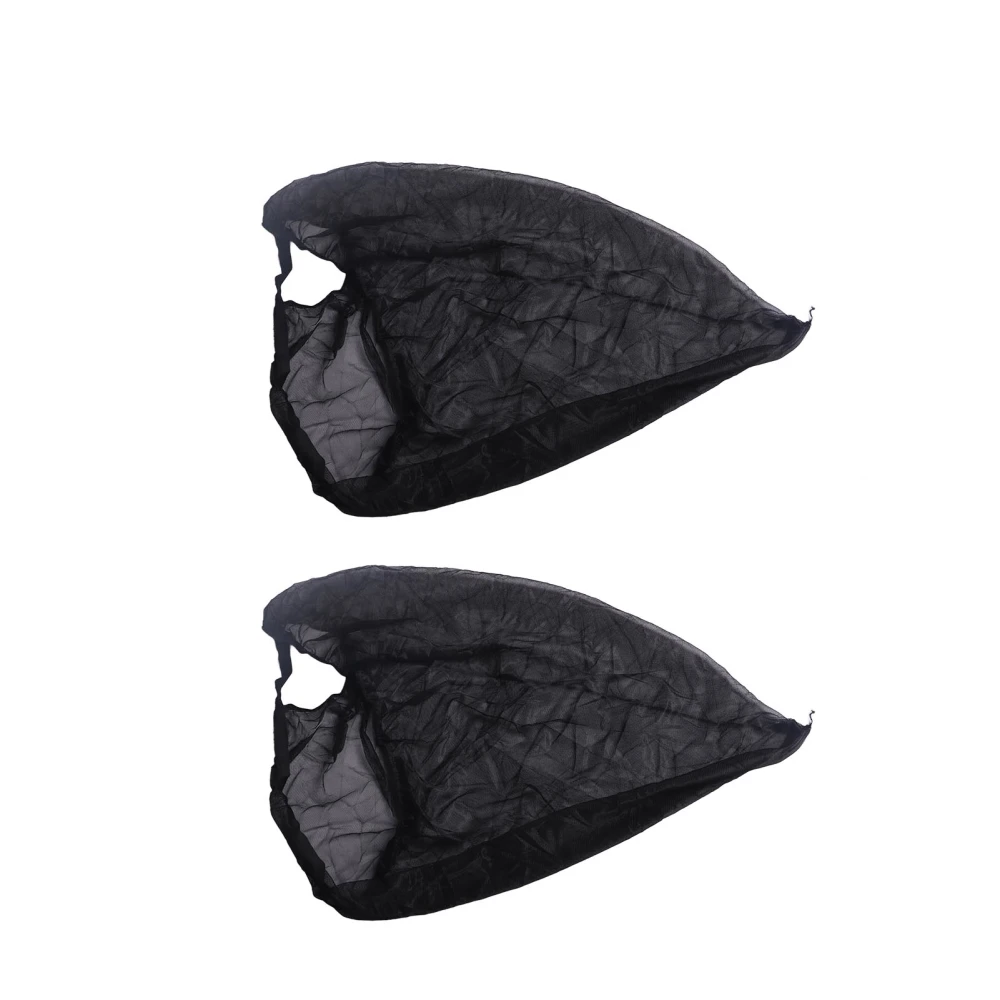 Pair of Car Sunshade Net Curtain Mosquito Net Window Black Mesh Side Window Sunscreen Cover Front