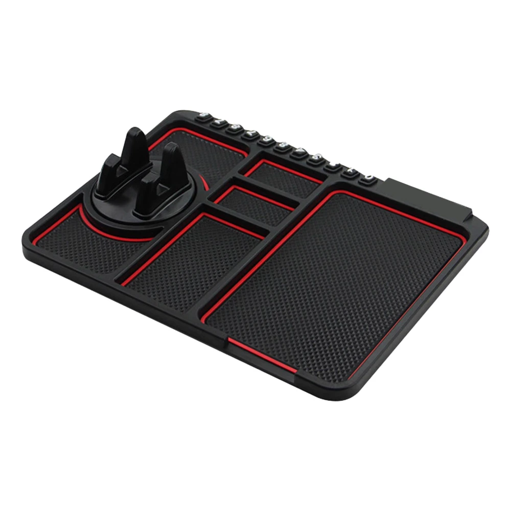 Car Anti Slip Phone Holder Pad 360 Degree Rotations Super Stable Rubber Navigator Cell Phone Mount Mat