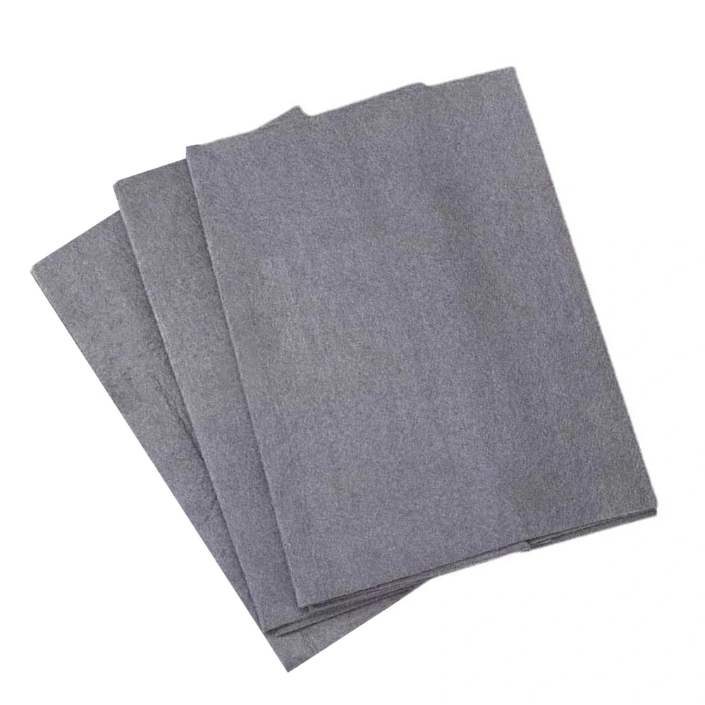 Glass Cleaning Cloth Strong Stain Removal Multifunction Microfiber Mirror Wipe Rag for Window Car Windshields 3pcs 30 X 40cm / 11.8 X 15.7in