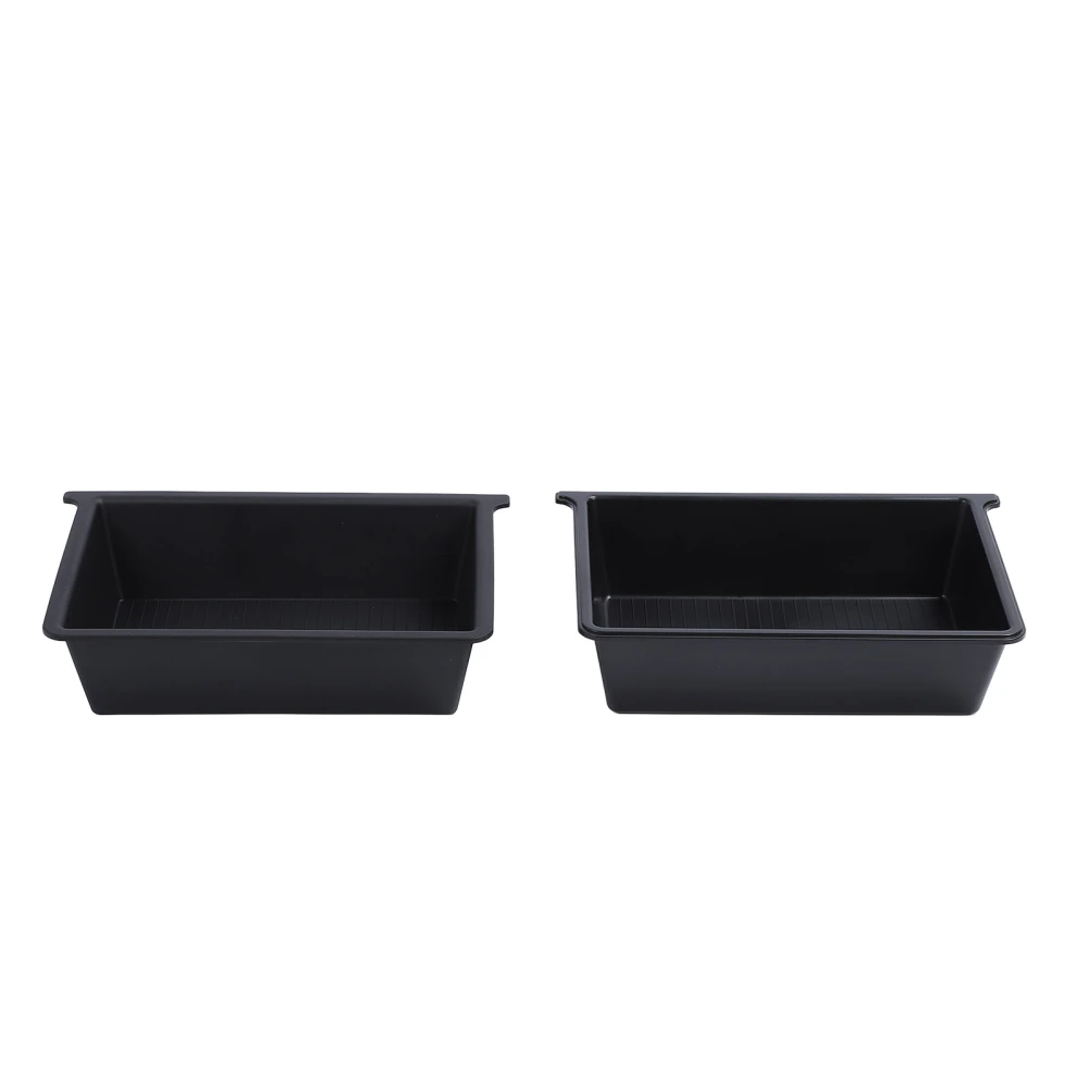 2Pcs Front Under Seat Storage Box Space Saving Under Seat Organizer Hidden Tray Replacement for Tesla Model Y 2019 to 2023