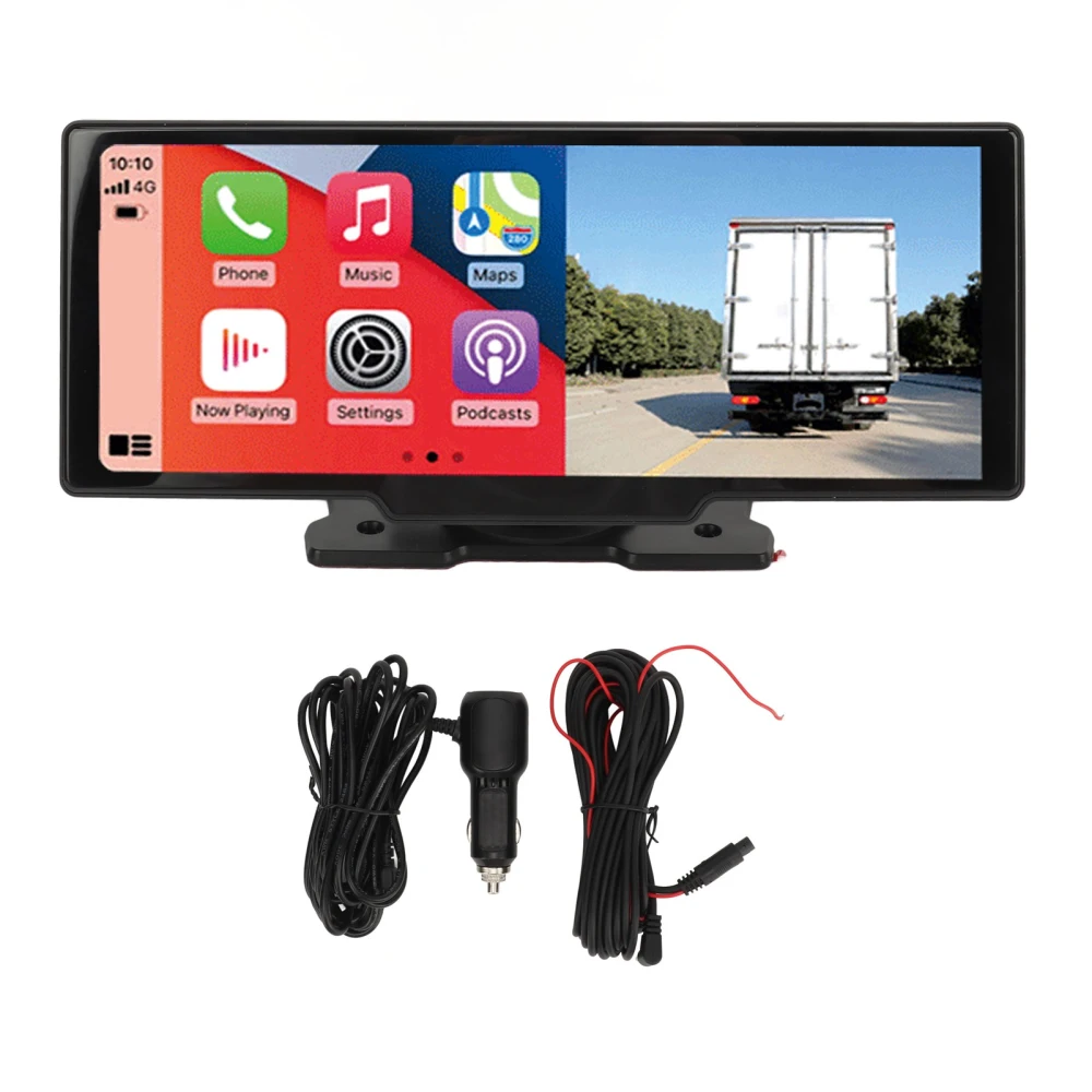 GPS Navigator 10.26in Waterproof Touch Screen Support CarPlay and for Android Auto Universal for Vehicles