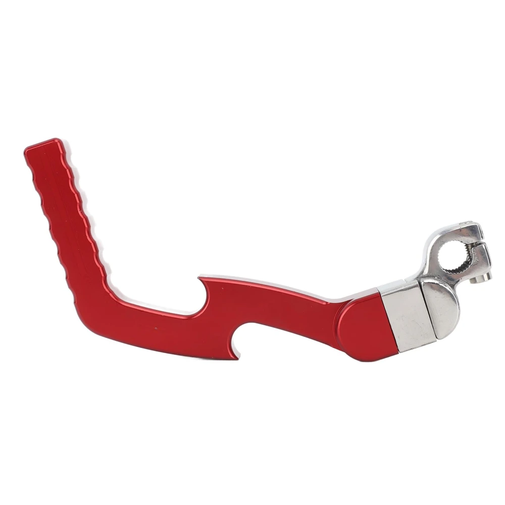 Rear Kick Starter Lever Pedal CNC Aluminum Alloy Kick Start Gear Shift Lever for 50CC to 125CC Pit Dirt Bike Red