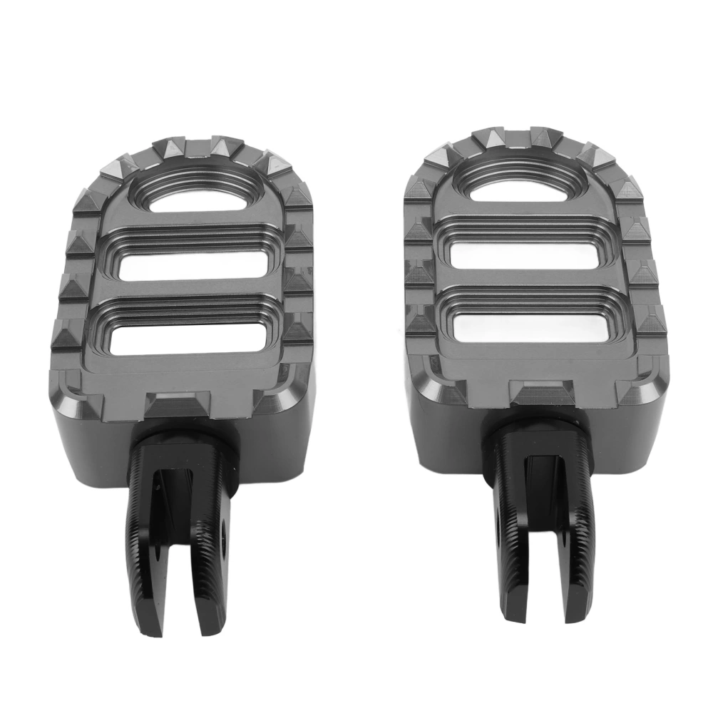 1 Pair Motorcycle Front Pedal High Strength Aluminum Alloy Foot Rests Pedals For Speedmaster 2018 to 2023 Gray