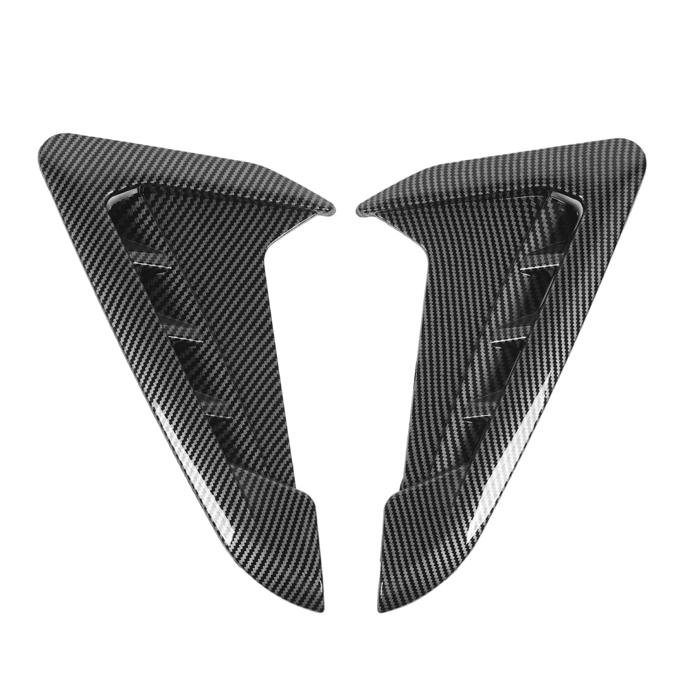 1 Pair Side Vent Trim Left Right Car Mudguard Side Air Vent Cover Sticker Decor for X3 G01 X4 G02 M Sport Carbon Fiber Style