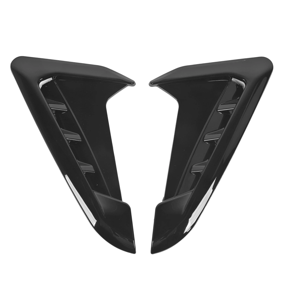 1 Pair Side Vent Trim Left Right Car Mudguard Side Air Vent Cover Sticker Decor for X3 G01 X4 G02 M Sport Glossy Black