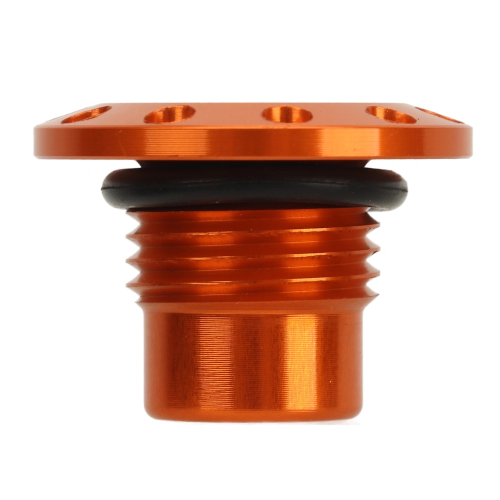 Motorcycle Engine Oil Filler Cap Aluminum Alloy Oil Filler Cap Screw Cover For 390 250 200 125 RC390 Orange