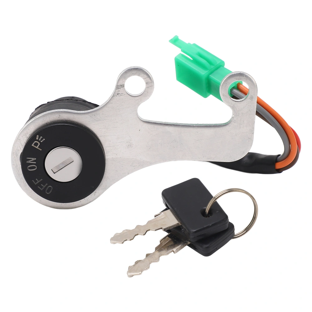 Motorcycle Ignition Key Switch Set High Efficiency Starter Switch with 2 Keys Replacement for Suzuki DRZ400S DRZ400SM